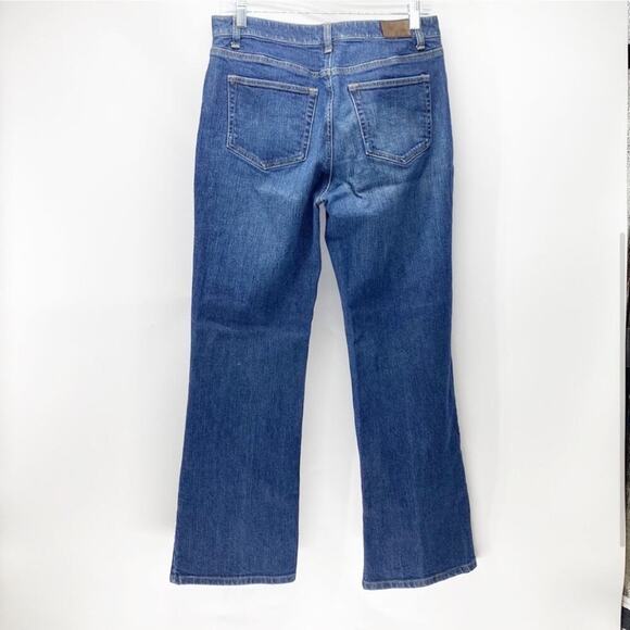 Land’s End modern waisted original fit boot leg mid rise closet staple sz 8 - Picture 5 of 5